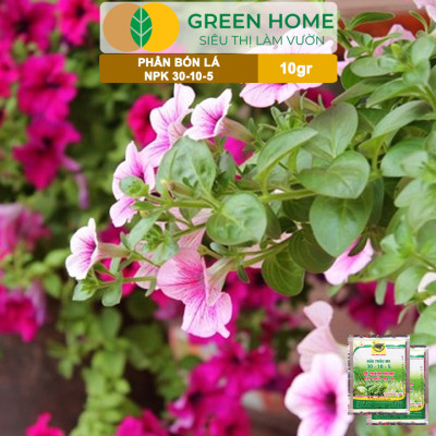 Phân Bón Npk 30-10-5, Greenhome, Đầu Trâu, Gói 10Gr, Kích Ra Rễ, Đẻ Nhánh, Nảy Chồi, Ra Lá Mới