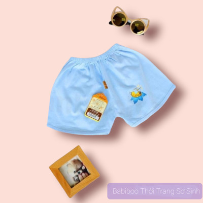 Quần ngắn Babiboo cotton nhiều màu cho bé BB50