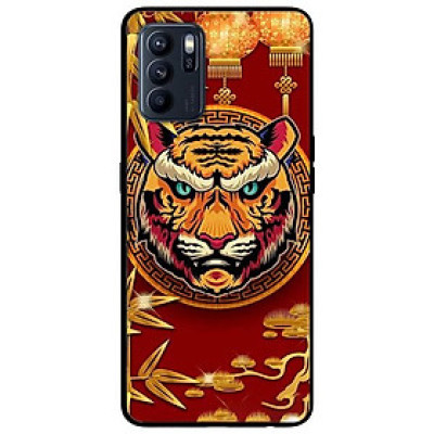 Ốp lưng dành cho Oppo Reno 6 - Reno 6 Z mẫu Hổ Trúc Vàng