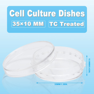 10 chiếc Đĩa nuôi cấy tế bào, tiệt trùng (Cell Culture Dishes)nhập khẩu chính Hãng Biologix-USA