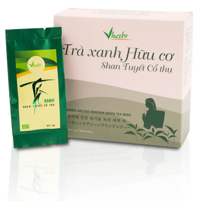 Combo 3 hộp Trà  Xanh + Hồng + Đen Hữu Cơ shan tuyết cổ thụ (Trà Búp)