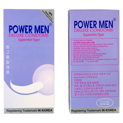 Combo 2 Hộp Bao Cao Su Mỏng Trơn Power Men Superthin Type (Hộp 12 Chiếc) Và Bcs Sgami Xtreme Superthin (Hộp 10 Chiếc) - Hàng Chính Hãng - Che Tên Sản Phẩm