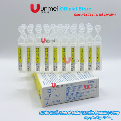 Fysoline - Nước muối sinh lý Kháng khuẩn Pháp - Hỗ trợ nghẹt mũi, viêm mũi, sổ mũi