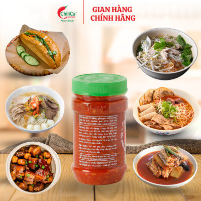 Combo 3 sản phẩm của Chilica gồm: Tương Ớt Chilica 255g; Ớt Bằm Chilica 212g; Ớt Bằm Chilica Có Tỏi 212g