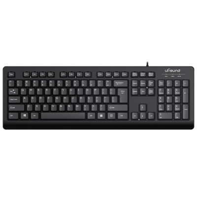 106 phím Bàn phím uFound U-70 hỗ trợ USB decibel thấp cho nhà / Văn phòng