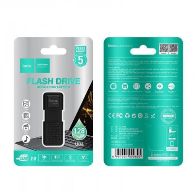 Thẻ nhớ usb 2.0 Hoco 128GB thiết kế bền bỉ, gọn nhẹ - Hàng chính hãng