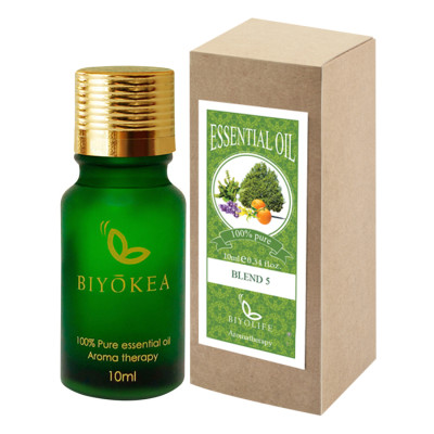 Tinh Dầu Hỗn Hợp Biyokea 5: Ylang + Hoắc Hương + Cam + Hoàng Đàn + Oải Hương (10ml)