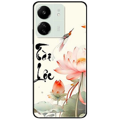 Ốp lưng Redmi 9T - 13C - 13 4G - Redmi Note 13 4G - Note 13 Pro 4G - Note 13 Pro 5G - Sen Tài Lộc Hồng - Hàng Chính Hãng