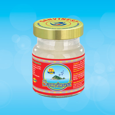 [Combo 20 lọ] Nước Yến sào Sanvinest Khánh Hòa không đường lọ 70ml - S102
