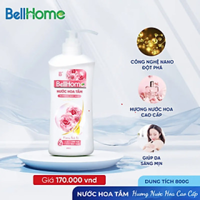 Nước Hoa Tắm Bell Home 800G