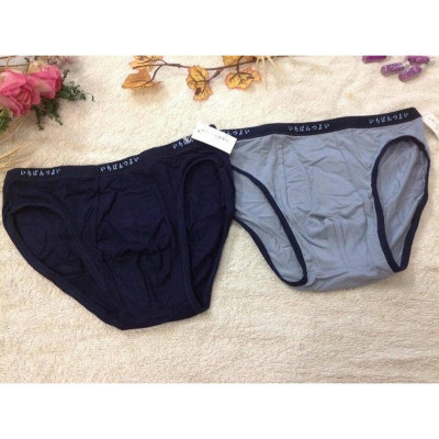 Combo 2 quần lót nam cotton lụa trơn Nhật 076