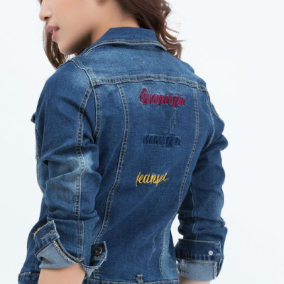 Áo Khoác Jean Nữ Titishop NT30 - Xanh