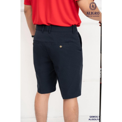 Quần short mogway màu navy kẻ nhỏ QSMOG.1