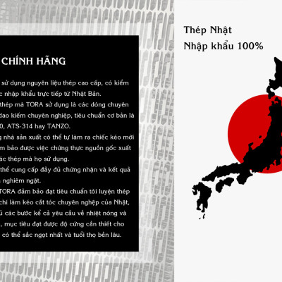 Kéo tỉa tóc TORA TM-5203