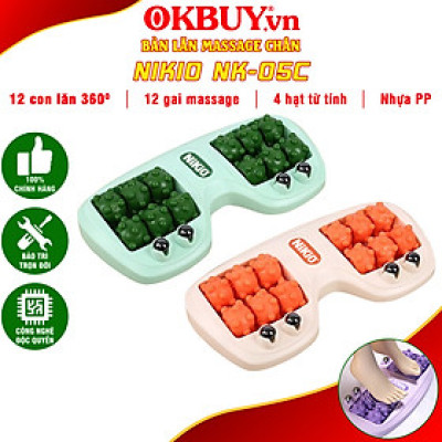 Bàn lăn massage chân bằng nhựa Nikio NK-05C - Hàng cao cấp