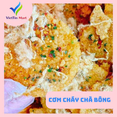Cơm cháy mắm hành mix chà bông Viettin Mart 500G