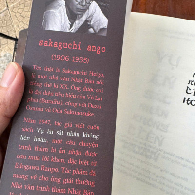 VỤ ÁN SÁT NHÂN KHÔNG LIÊN HOÀN – Sakaguchi Ango – Bảo Trâm dịch – Lightbook – NXB Thanh Niên