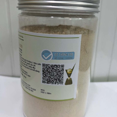 Bột củ sen nguyên chất - Bột nghiền trực tiếp từ củ sen - Dữ lại 100% dưởng chất từ củ sen ( Hủ 200gr)