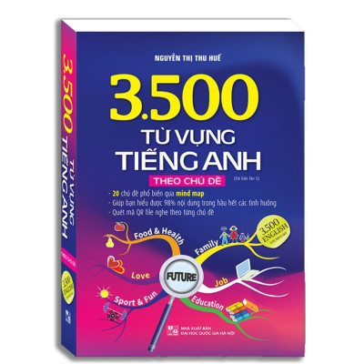 Sách - 5500 Từ Vựng Tiếng Anh Thông Dụng Nhất + 3500 Từ Vựng Tiếng Anh Theo Chủ Đề - Combo 2 Cuốn - Minh Thắng