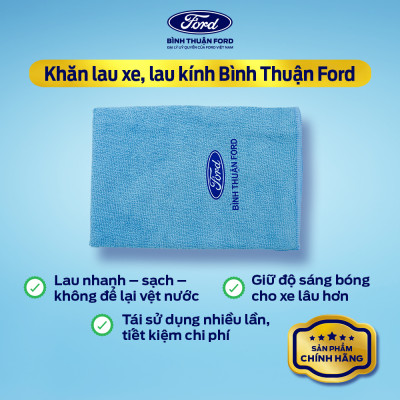 [COMBO GIÁ HỜI] Nước Rửa Kính Ô Tô Pha Sẵn 1L (Motorcraft) + Khăn Lau + Bọc Vô Lăng Ô Tô