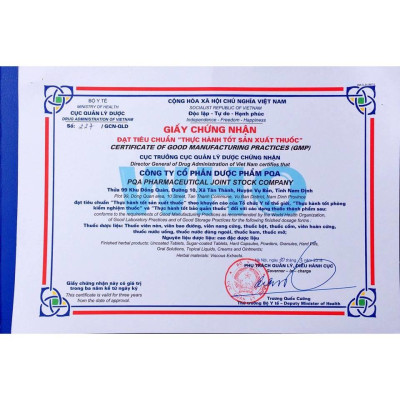 Bổ Phế PQA Giúp Nhuận Phế, Tiêu Đờm, Giảm Ho Và Đau Rát Họng Kéo Dài Hộp 125ml