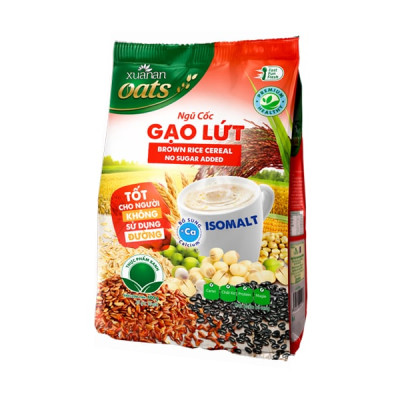 Combo 5 túi: NC Óc Chó Mè Đen+YM Hạnh Nhân+Gạo Lức No Sugar+Dinh Dưỡng Canxi+NC Yến Mạch[ít đường 400gr](Tặng Kèm 2 Túi Yến Mạch 150G)