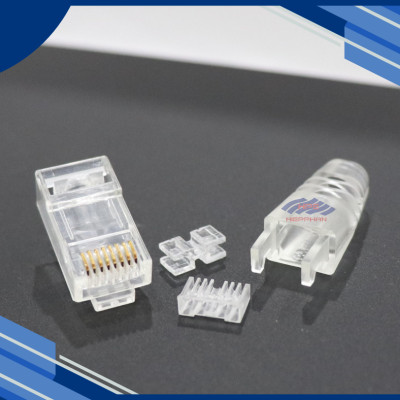 Đầu bấm mạng RJ45 UTP CAT6 (100 cái) - Corning - Hàng nhập khẩu