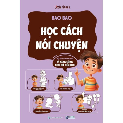 Sách - Bao Bao Học Cách Nói Chuyện - Growbooks - Kỹ Năng Sống Dành Cho Trẻ Tiểu Học - MCBooks
