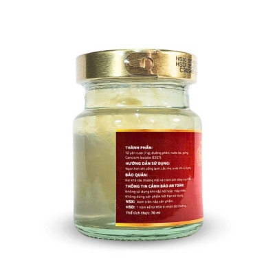 Yến Sào Chưng Sẵn Đường Phèn NAM TRÂN 7 gram Tổ Yến Tươi. Set 3 lọ Không hộp. Lọ 70 ml