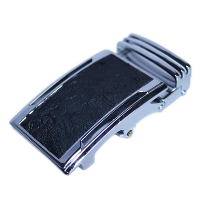 HT9421 - Đầu khóa da đà điểu Huy Hoàng da hột 4 phân đầu trắng màu đen