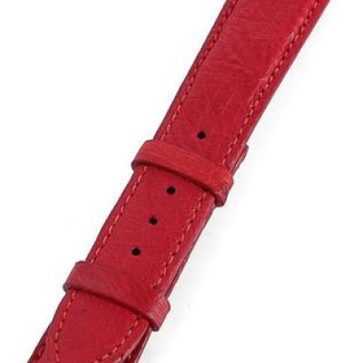 Dây đồng hồ nam nữ Huy Hoàng da đà điểu da bụng màu đỏ HT8436