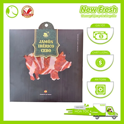 Thịt Heo Đùi Sau Cebo Tây Ban Nha Cắt Lát - Túi 50Gr