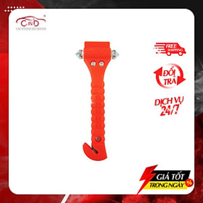 Búa Thoát Hiểm 2 Đầu Kèm Dao Cắt Dây An Toàn CIND 835