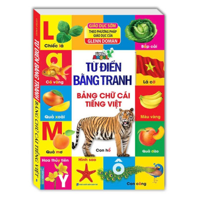 Sách - Từ Điển Bằng Tranh - Rau Củ Quả + Bảng Chữ Cái Tiếng Việt - Combo 2 Cuốn - Minh Thắng