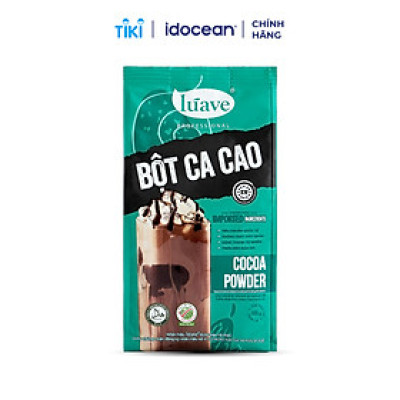 Bột Cacao LÚAVE 500g (Bột Ca cao hương vị đắng béo tự nhiên, đậm đà, có thể dùng pha chế nhiều thức uống, làm bánh, kem)