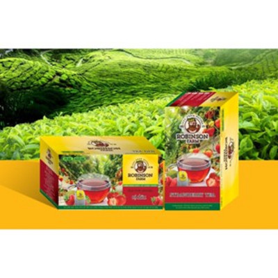 Trà Dâu Túi Lọc ROBINSON FARM 40gr ( 20 túi x 2g ) Đậm vị dâu - Thơm vị trà