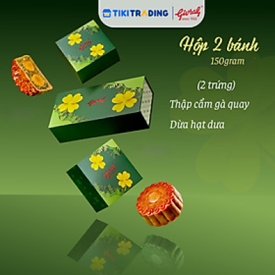 Hộp 2 Bánh Trung Thu Givral Song Phúc 1(250gr)