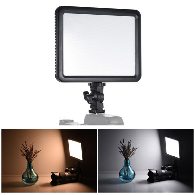 Bảng điều khiển ánh sáng video LED có thể thay đổi độ sáng 12W siêu mỏng chiếu sáng trên máy ảnh 3200K-5600K Godox LEDP120C