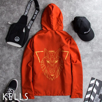  Áo khoác nam Áo khoát nam nữ cặp đôi gió dù 2 lớp chống nắng Sói ca cực chất cá tính-A004
