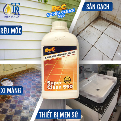 Combo Tẩy Bồn Cầu Bị Ố Vàng,Tẩy Gạch Men,Tẩy Xi Măng S90+Nước Lau Bếp Đa Năng,Tẩy Xoong Nồi Siêu Sạch,Tẩy Dầu Mỡ Nhà Bếp Dr.C