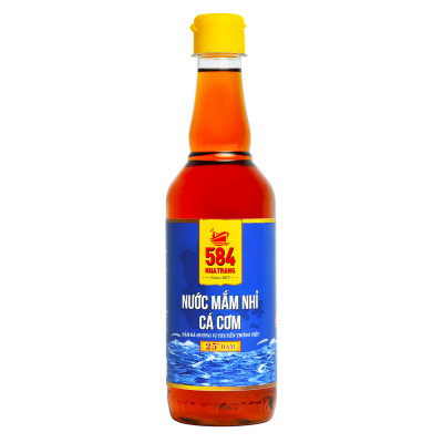 Thùng 6 Chai Nước mắm Nhỉ Cá cơm 584 Nha Trang - 25 độ đạm - Chai Nhựa 500ml