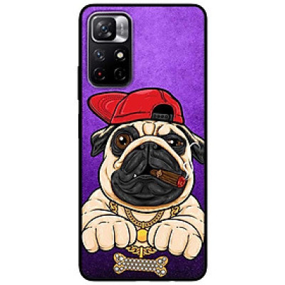 Ốp lưng dành cho Xiaomi Redmi Note 11 5G - Redmi Note 11T - Redmi Note 11S - Pulldog Hiphop Nền Tím