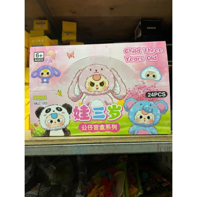 Hộp 12 Túi Mù FullBox Crybaby, Labubu, Blind Box Mini Quà Tặng Cho Các Bé, Mô Hình Mini