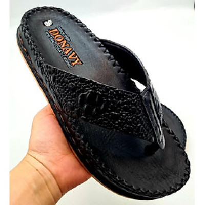 DÉP XỎ NGÓN NAM DA BÒ, QUAI DẬP VÂN NỔI THỊNH HÀNH - ĐẾ CÓ CHIẾC LÁ NỔI BẬT