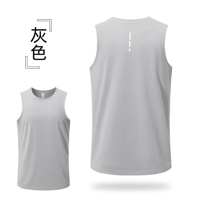 Áo ba lỗ thể thao chạy bộ có dải phản quang, mềm nhẹ thoáng mát nhanh khô