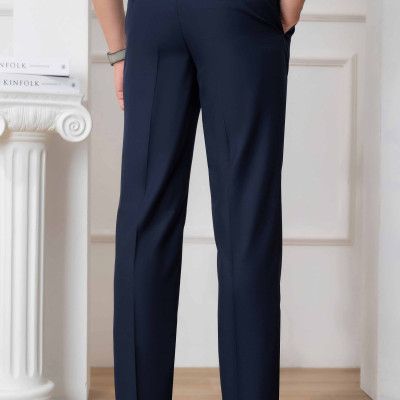 Quần Âu Nam ALIGRO 1 ly màu xanh than Chuẩn Form , Tôn Dáng, Chất Liệu Cotton Cao Cấp ALGL8019