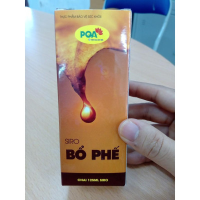 Bổ Phế PQA Giúp Nhuận Phế, Tiêu Đờm, Giảm Ho Và Đau Rát Họng Kéo Dài Hộp 125ml