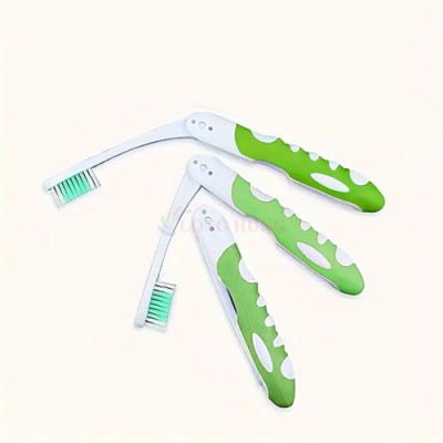 Set kem đánh răng Marvis Strong Mint 10ml + 1 Bàn chải gập Marvis - Hàng chính hãng