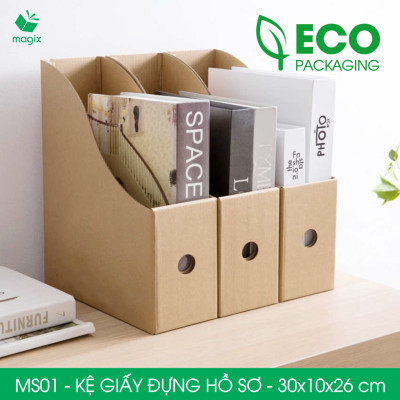 MS01 - 26x10x30 cm - Bộ 5 kệ hồ sơ, Kệ giấy đựng hồ sơ