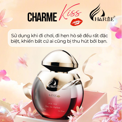 Nước Hoa Nữ CHARME KISS 100ML Lưu Hương Lâu, Cá Tính, Quyến Rũ, Lôi Cuốn